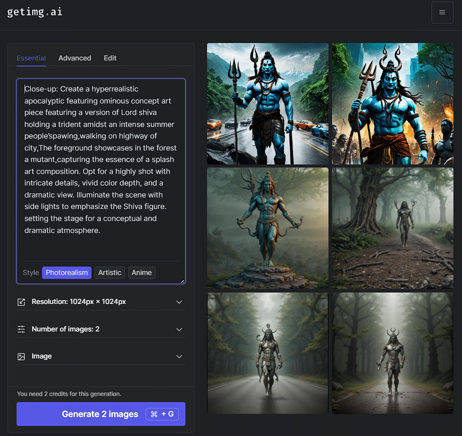 Create Image with Getimg AI