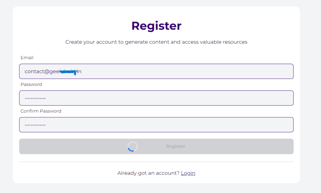 signup to planit teachers ai